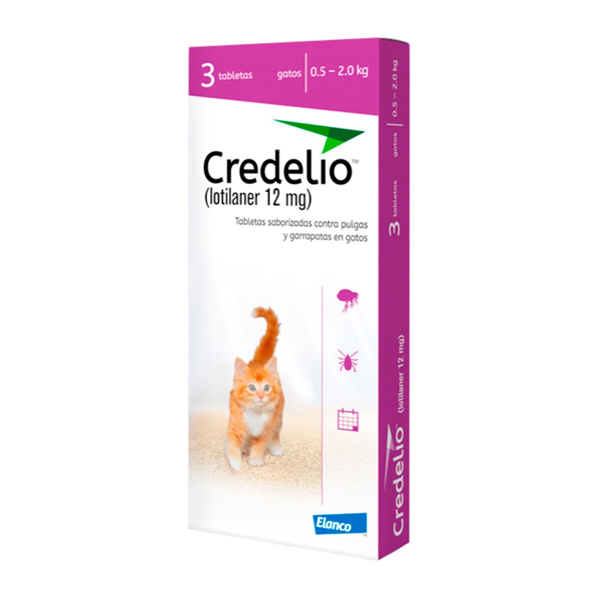 credelio para gatos de 0-5 -2Kg contra pulgas y garrapatas