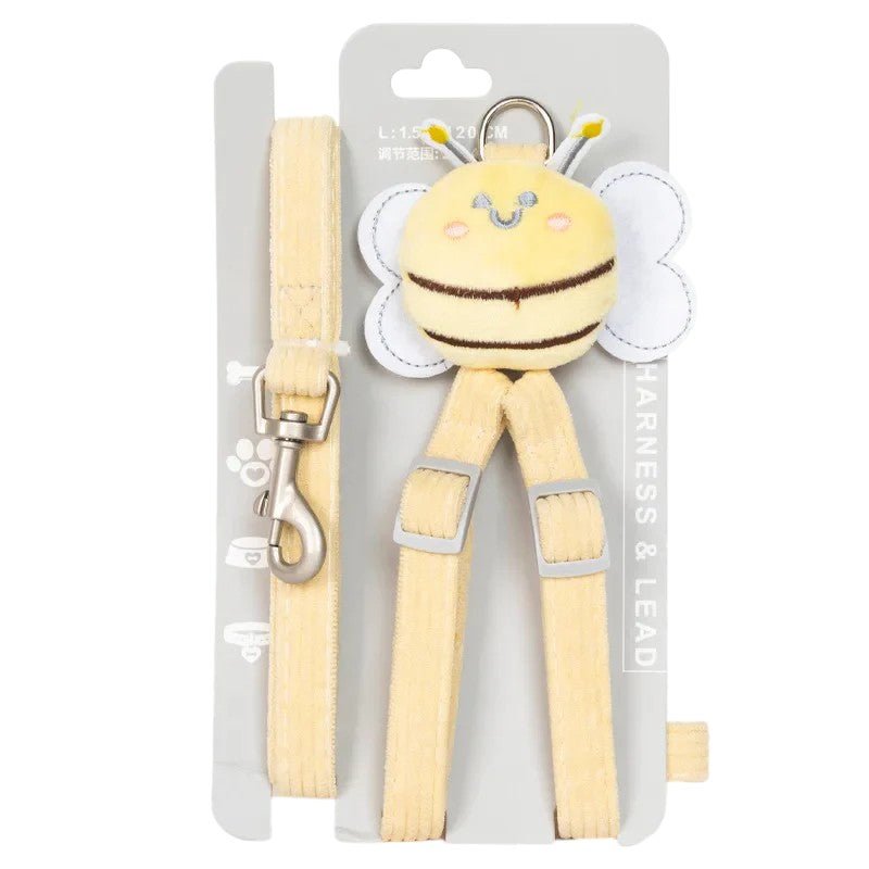 Arnés con correa con peluchito