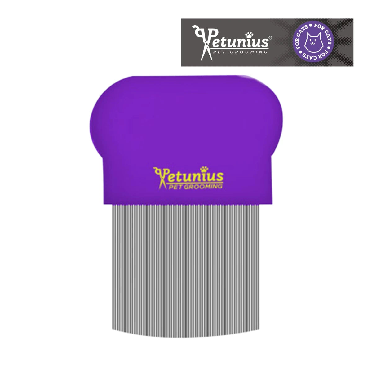 Peine para pulgas de acero para gatos