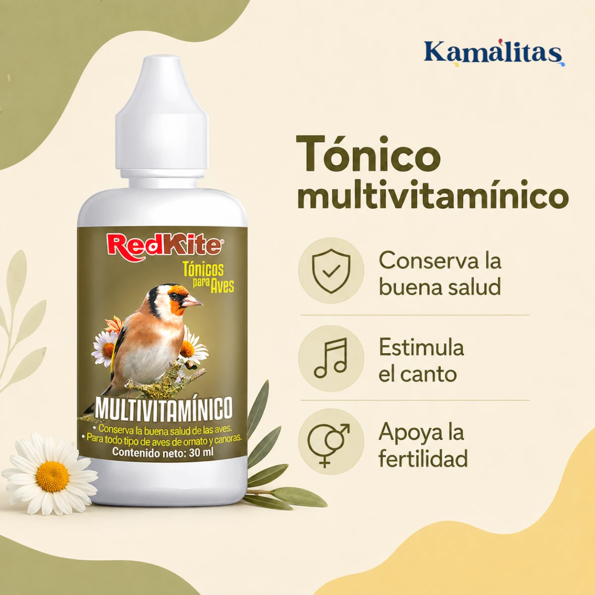Beneficios del Tónico Multivitamínico RedKite para la salud, el canto y la fertilidad