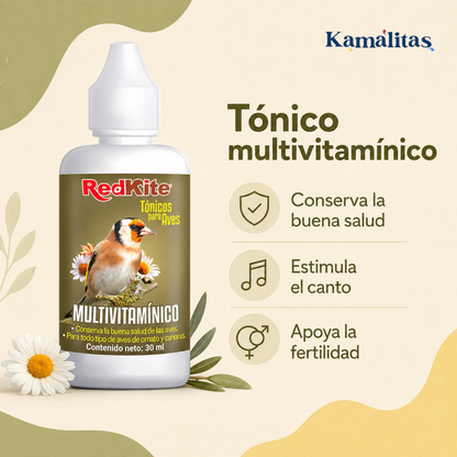 Beneficios del Tónico Multivitamínico RedKite para la salud, el canto y la fertilidad