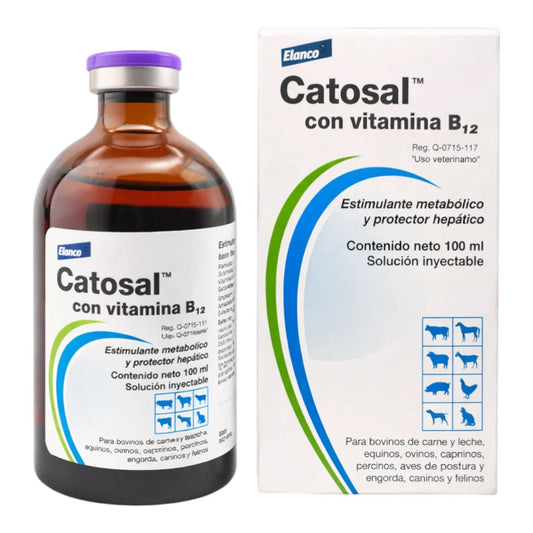 Imagen de Catosal 100 ml, ideal para impulsar el metabolismo animal.Imagen mejorada con IA