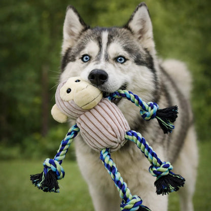 Changuito de Peluche y Cuerda para Jalar y Morder