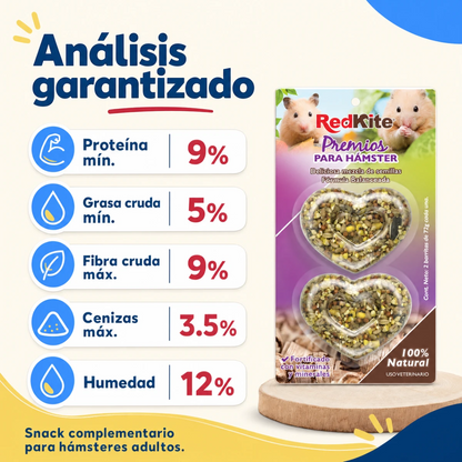 Premios en Barritas de Semillas para Hámster Adulto Red Kite