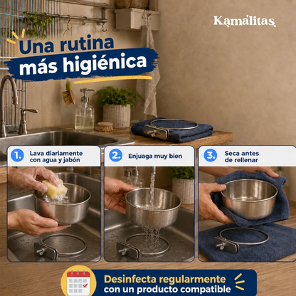 Lava diariamente con agua y jabón