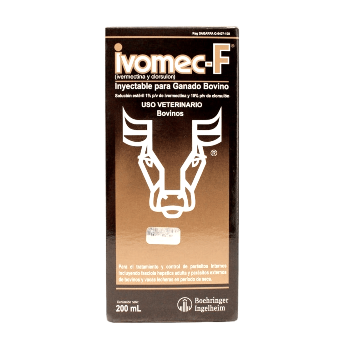 IVOMEC-F Inyectable 1% | Antiparasitario con Ivermectina y Clorsulón ...