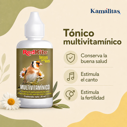 Beneficios del Tónico Multivitamínico RedKite para la salud, el canto y la fertilidad