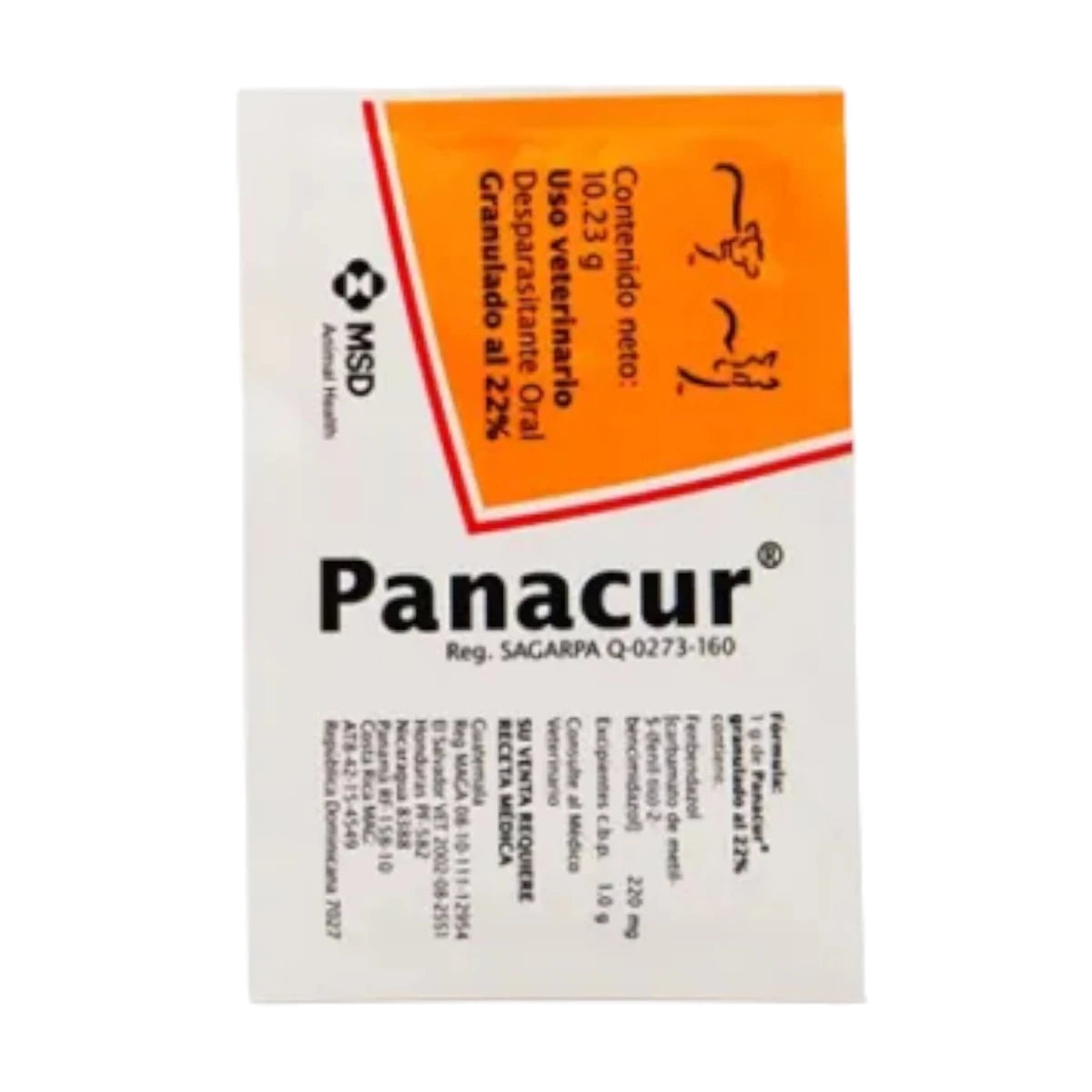 Panacur 22% desparasitante granulado