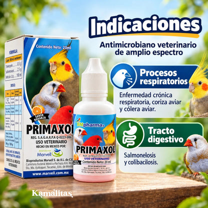 Primaxol es un antimicrobiano de amplio espectro indicado en algunas enfermedades respiratorias o del tracto digestivo.