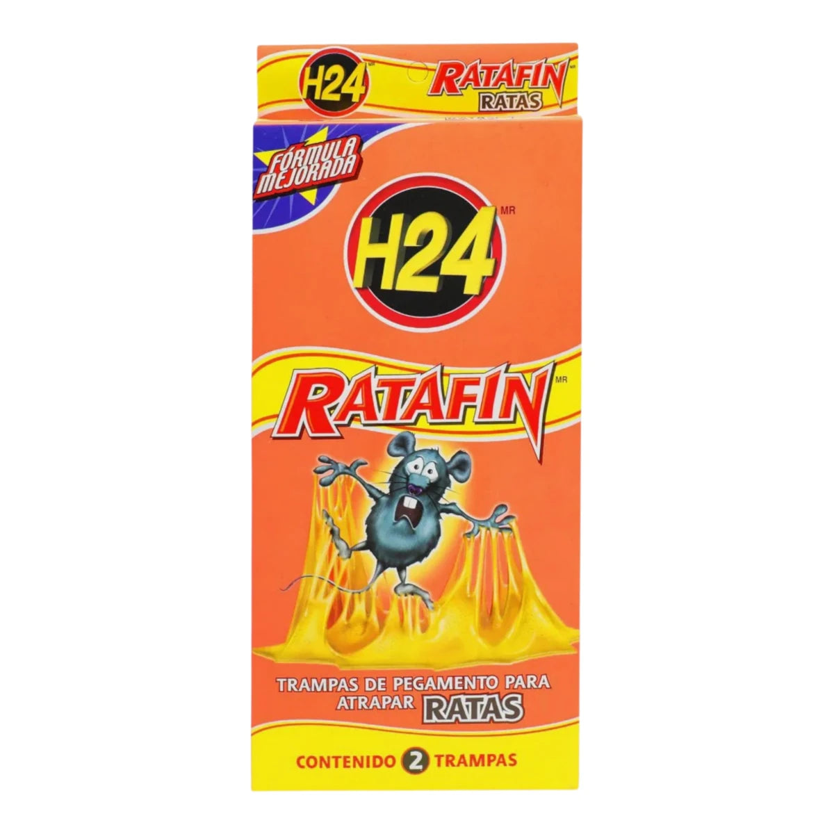 Caja de trampas de pegamento Ratafin, usadas para capturar ratas y ratones de forma segura y sin químicos