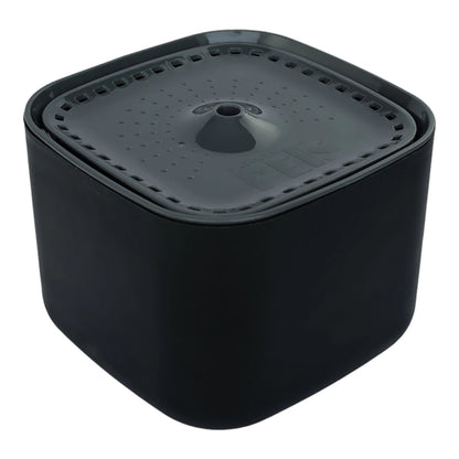 Fuente de agua para mascotas 3 litros color negro