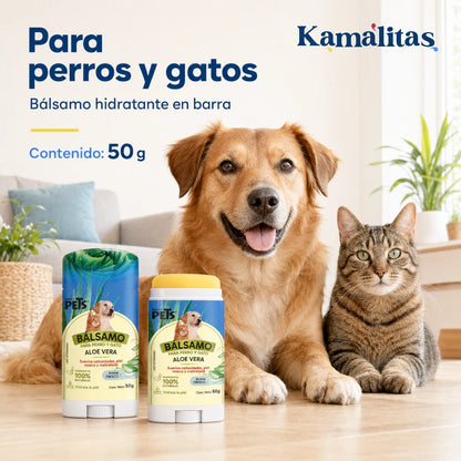 Bálsamo hidratante Fancy Pets de 50 g para el cuidado de la piel reseca y las callosidades de perros y gatos.