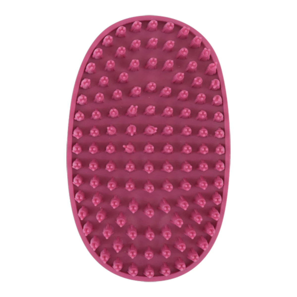 Carda de goma Fancy Pets vista frontal con puntas para retirar pelo suelto