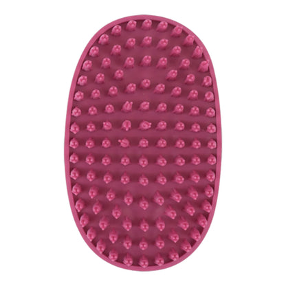 Carda de goma Fancy Pets vista frontal con puntas para retirar pelo suelto