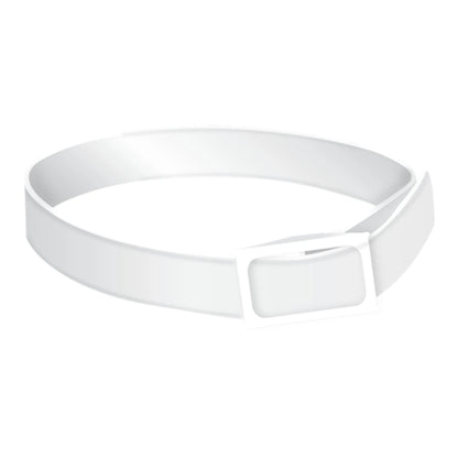 collar antipulgas para gatos color blanco diseñado para control de pulgas y garrapatas