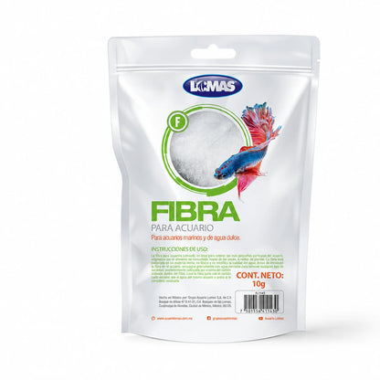 Bolsa de fibra filtrante Lomas de 10 g para acuarios marinos y de agua dulce.