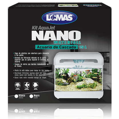 Acuario Nano cascada 15L