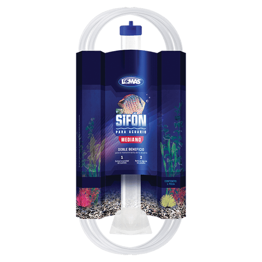 Sifón para acuario
