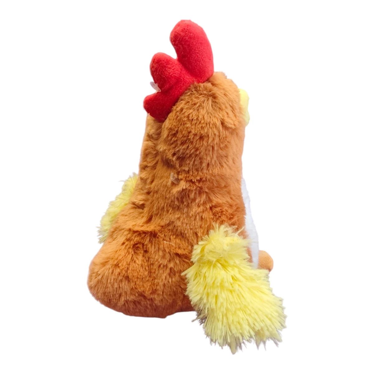 Gallina de peluche para perro de 20 cm de largo de la línea Sharpaw by Sunny, ideal para juegos de cobro y cacería en casa, en Kamalitas.