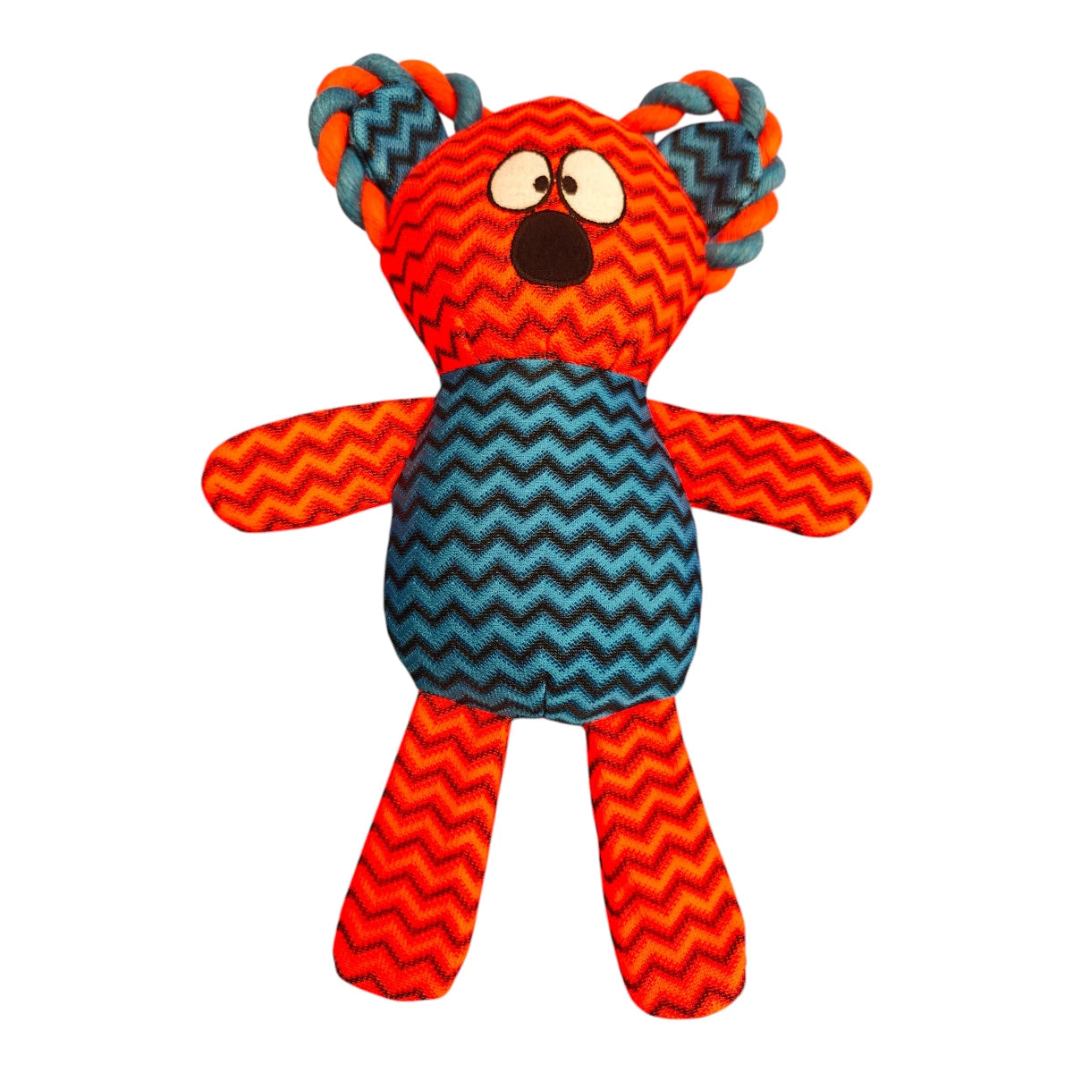 uguete de poliéster resistente para perros grandes y medianos Maze Chummy Koala de 29 cm de largo con sonido chirriante, en Kamalitas.