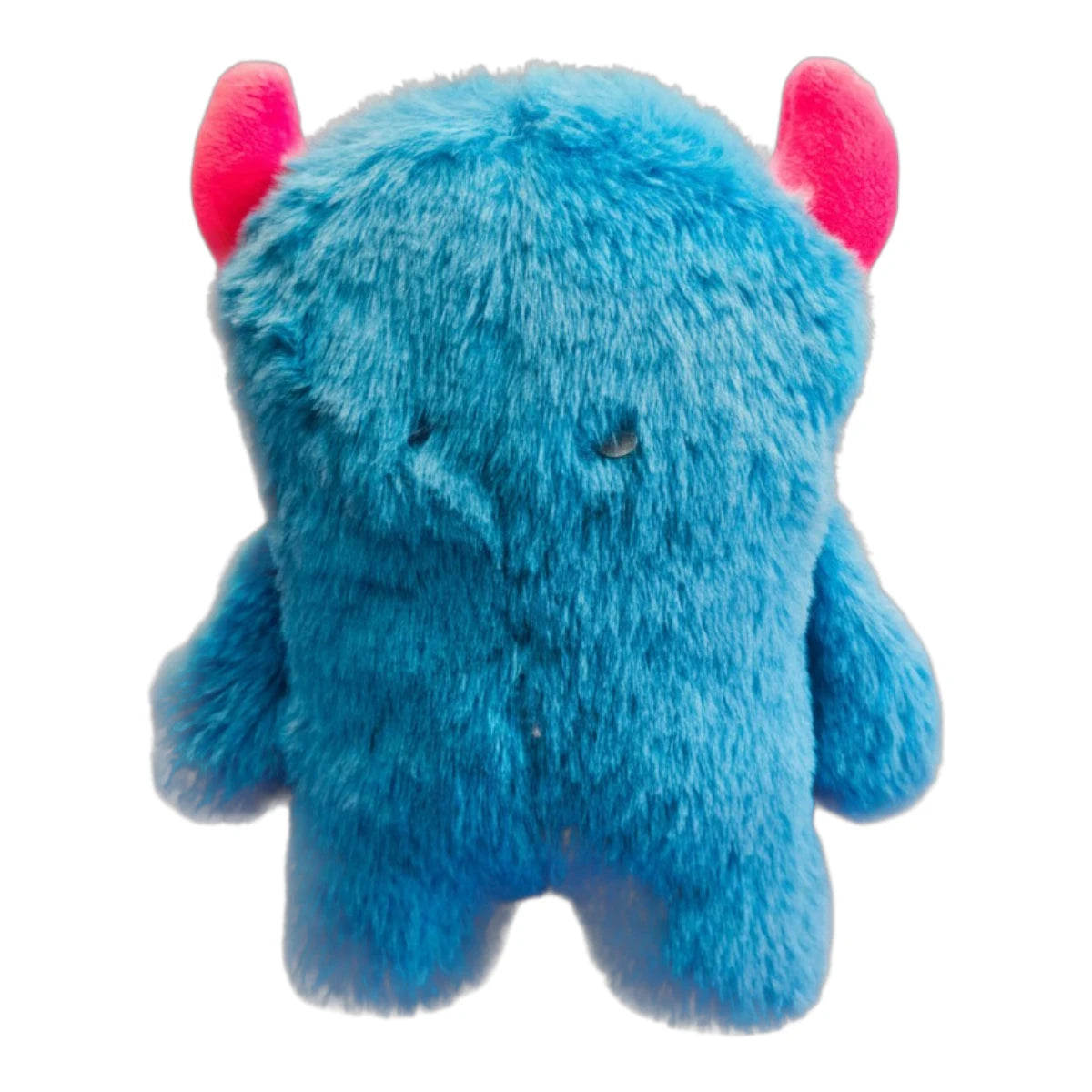 Peluche para perro Monster Blue de la marca Sharpaw, vista trasera destacando la suavidad de su tela.