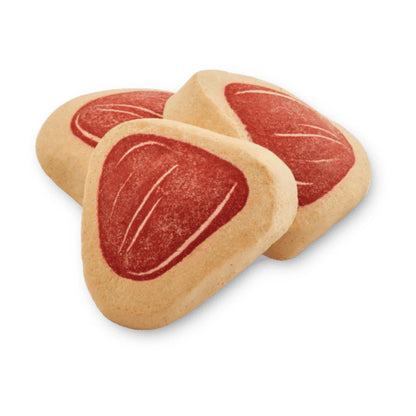 Primer plano detallado de los Premios Bites de Chuleta Ganador Premium, mostrando su original forma de chuletita, textura masticable y sabor irresistible para perros, en Kamalitas.