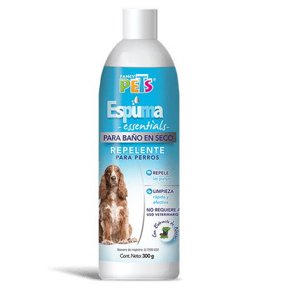 Espuma de Baño en Seco Repelente Fancy Pets - Con Neem