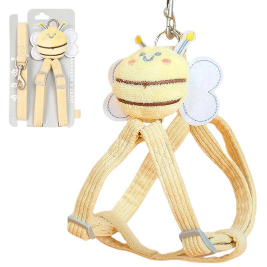 Arnés con  correa con peluchito