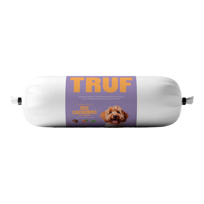 Empaque del alimento horneado de res TRUF para perros cachorros 500g