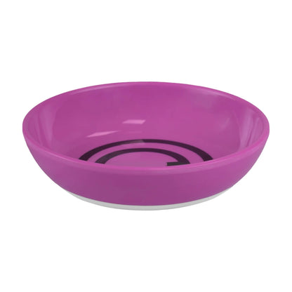 Vista latera del plato de bambu con capacidad de hasta 236ml