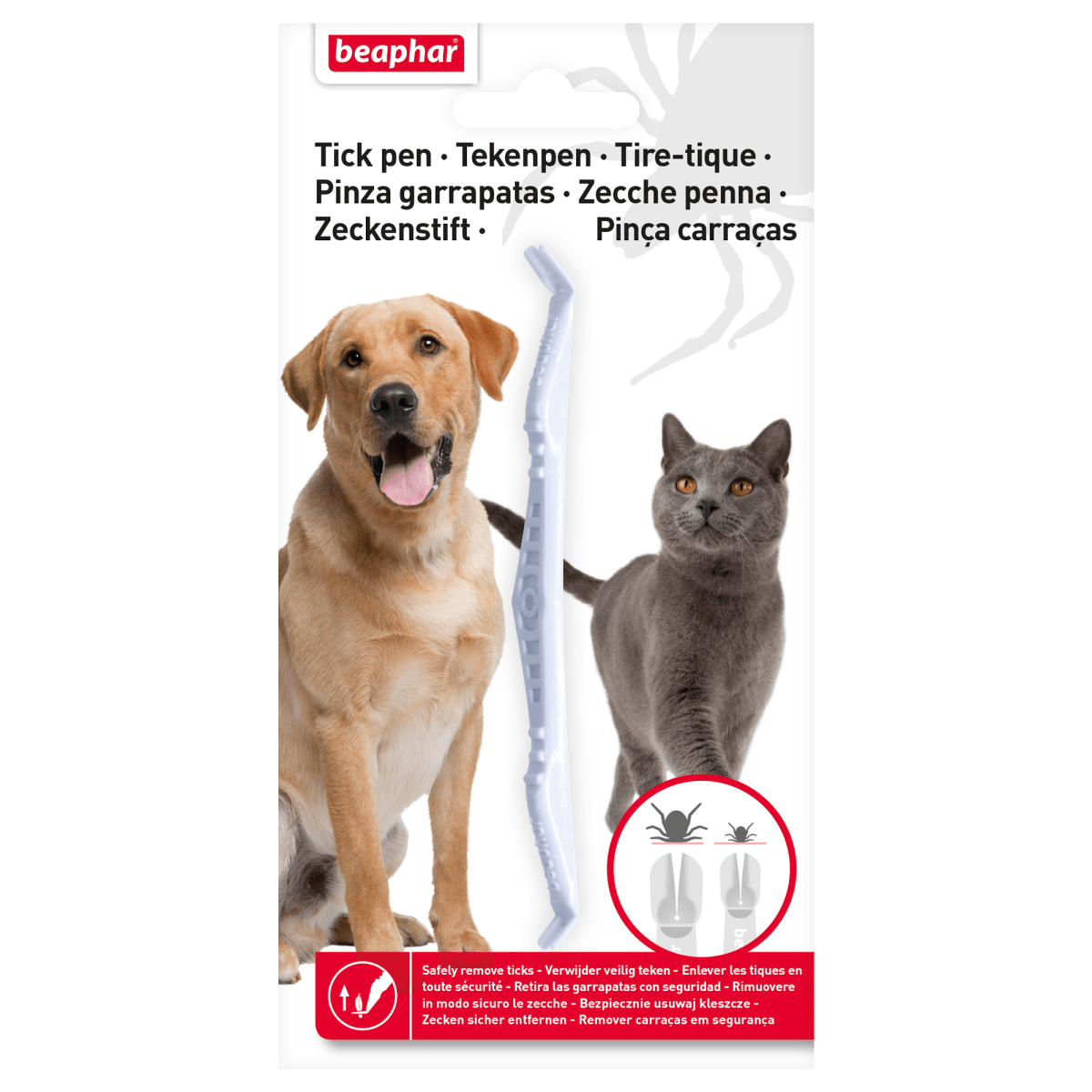 Pinza Removedora de garrapatas