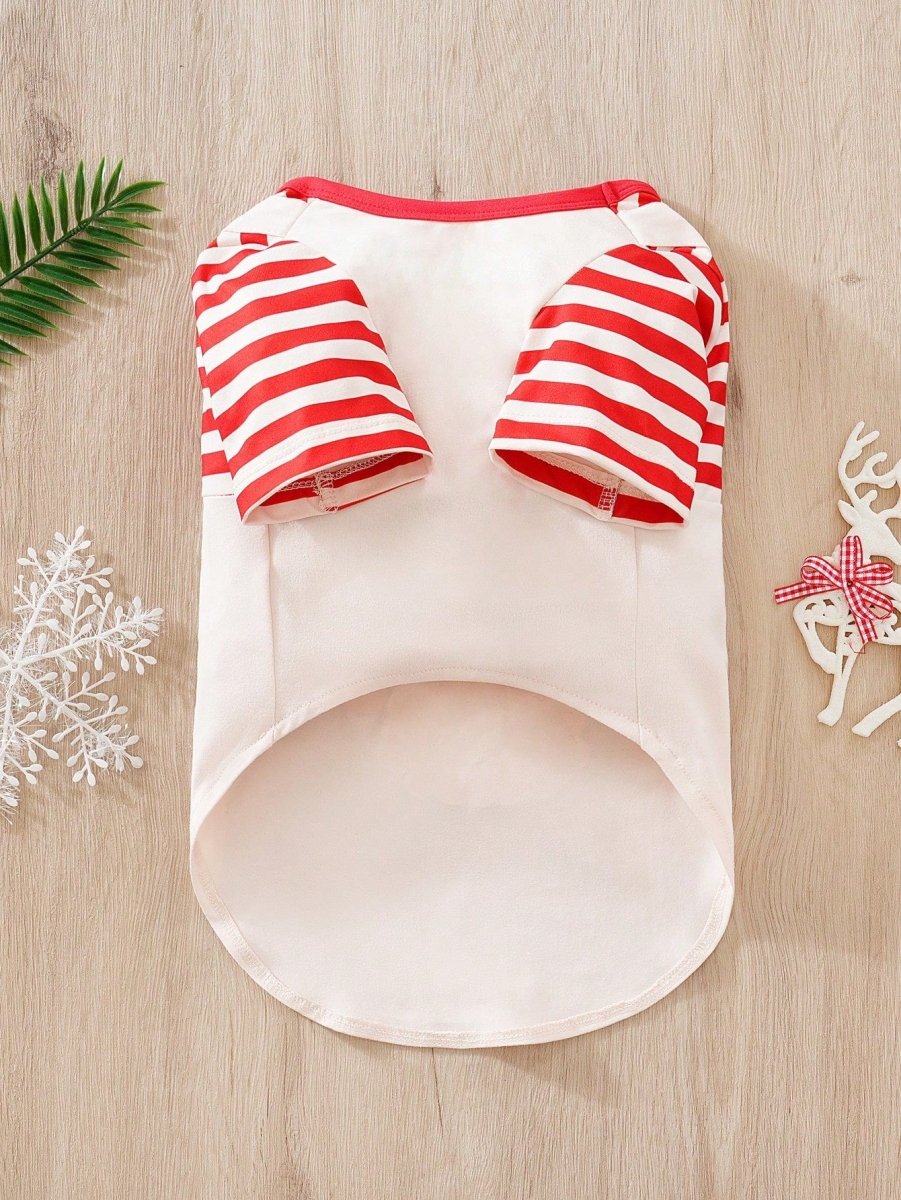 Playera a rayas de santa