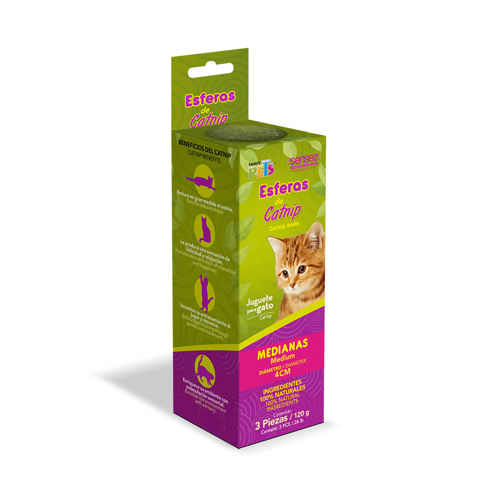 Esferas de catnip 3 piezas
