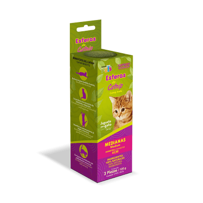 Esferas de catnip 3 piezas