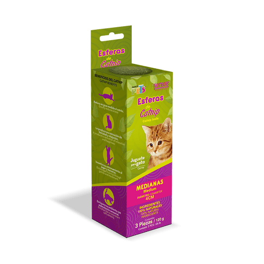 Esferas de catnip 3 piezas