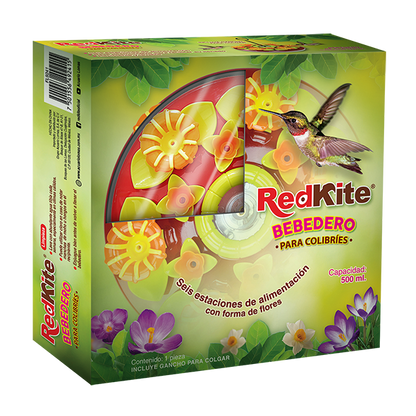 Bebedero Disco floral para colibríes 500 mL
