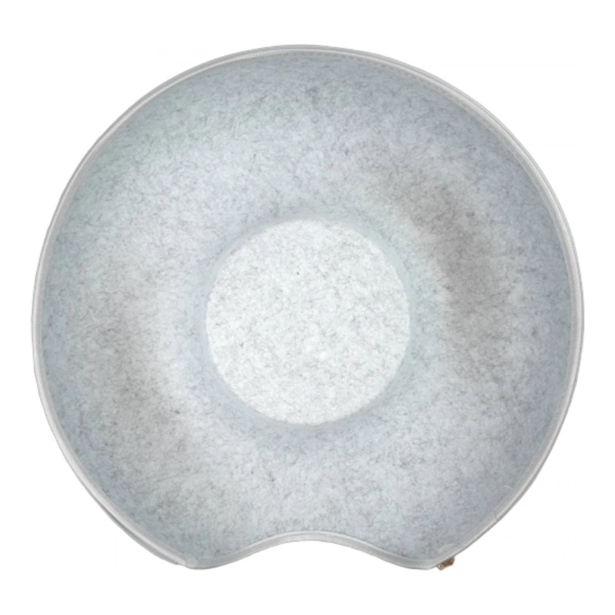 Vista superior de la cueva donut, destacando su forma