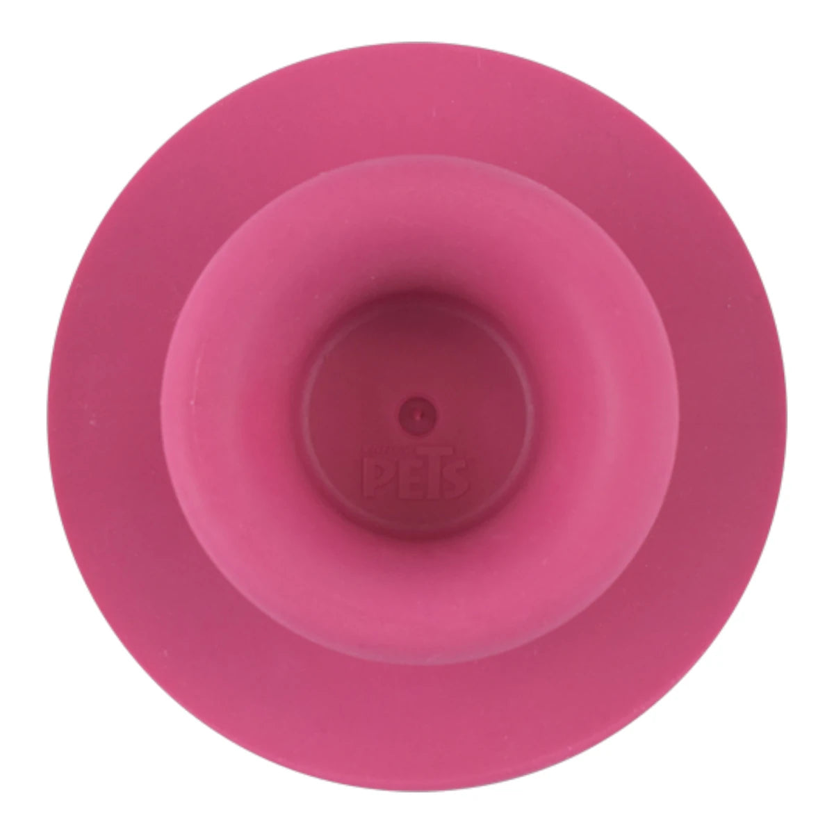 Parte trasera de la goma limpiadora Fancy Pets con agarre circular ergonomico