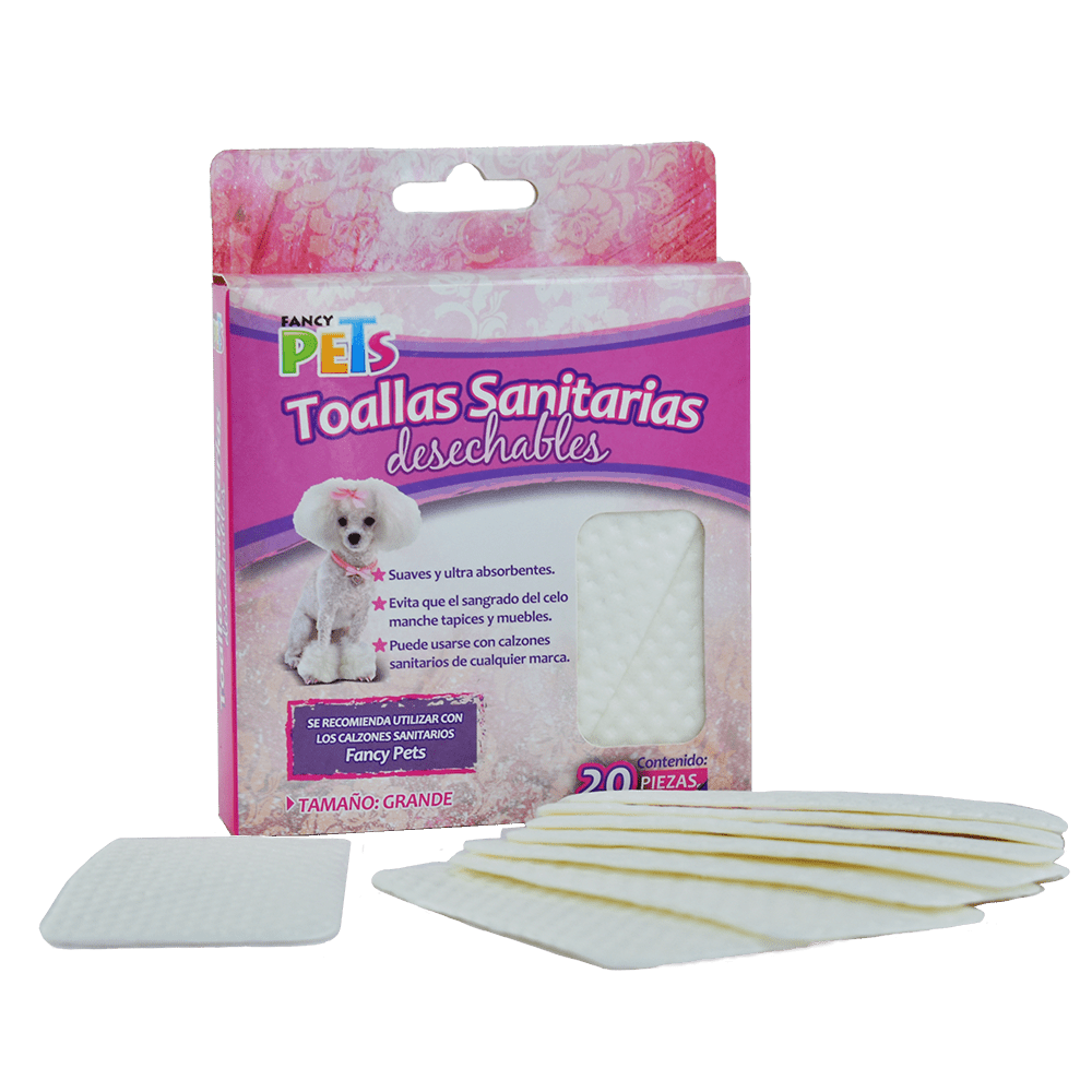 Toallas sanitarias desechables para perra