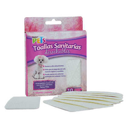 Toallas sanitarias desechables para perra