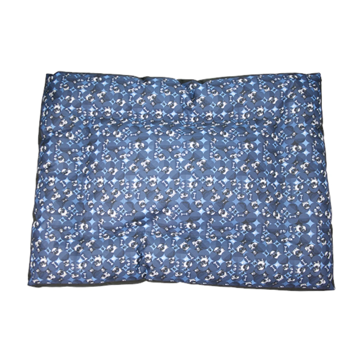 Acercamiento a la tela  de la colchoneta ortopédica Buggie, destacando su durabilidad y facilidad de lavado.