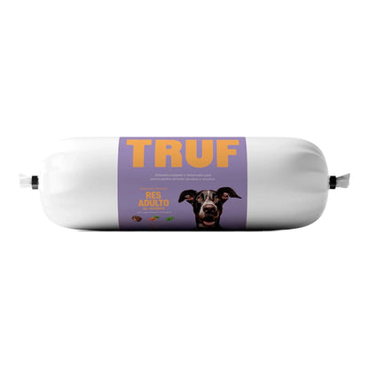 Empaque del alimento horneado de res TRUF para perros adultos 500g
