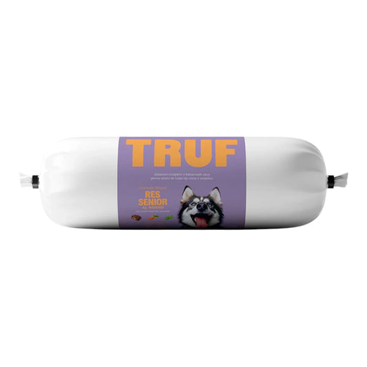 Empaque del alimento horneado de res TRUF para perros senior 500g