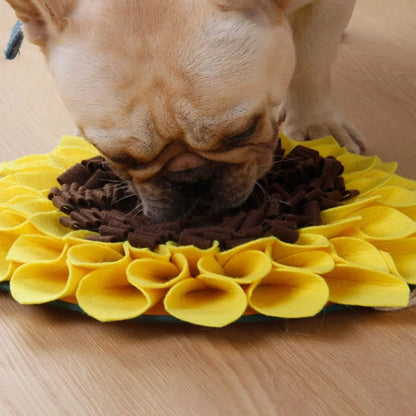 Tapete olfativo de girasol