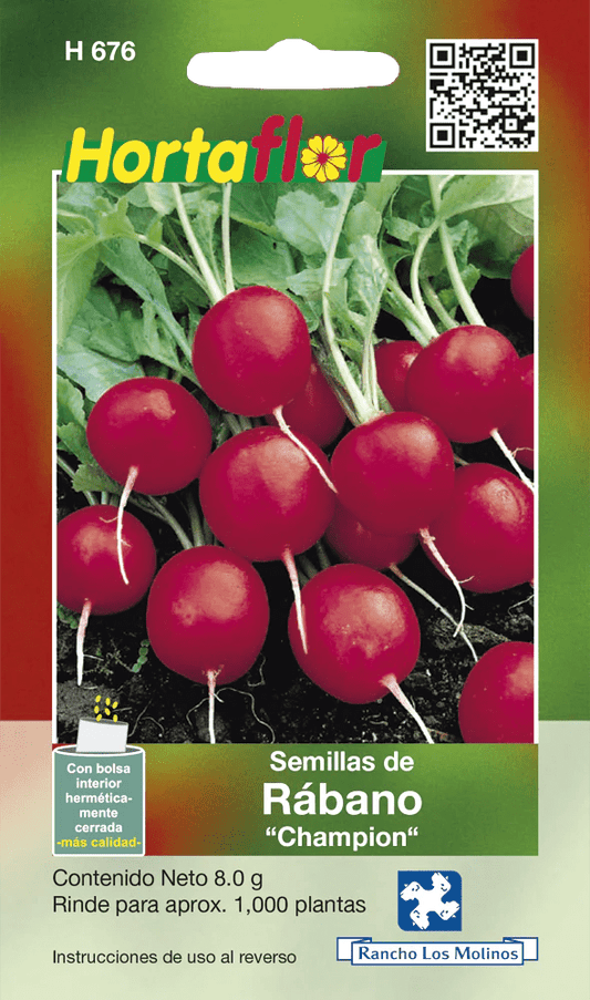 Semillas de Rábano " Champion"