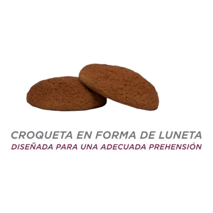 Acercamiento a la croqueta digestible de Nupec Renal Care diseñada para perros con necesidades renales especiales.